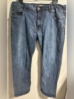 Urban Star Men's Blue Denim Jeans - Classic Straight Fit Size 42
